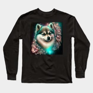 Shiny Pomsky Long Sleeve T-Shirt